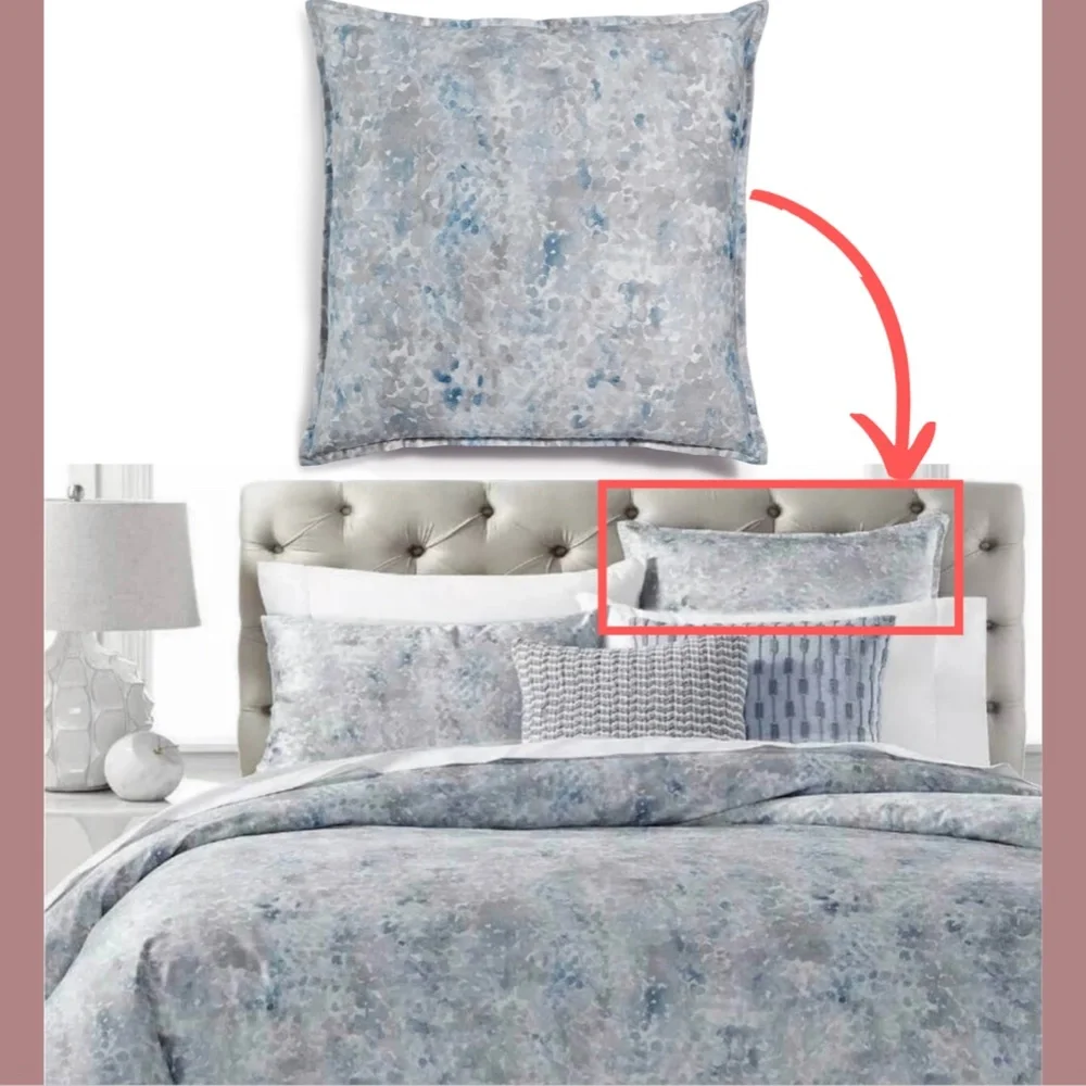NIB $185 [ 2 Euro Shams ] for Hotel Collection Speckle‎
